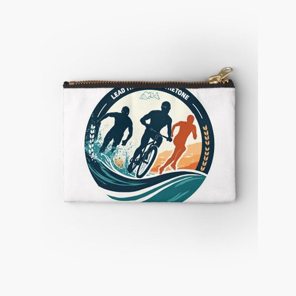 Item preview, Lead the Pace, Set the Tone – Triathlon Motivation Sticker designed and sold by Triathlongram.