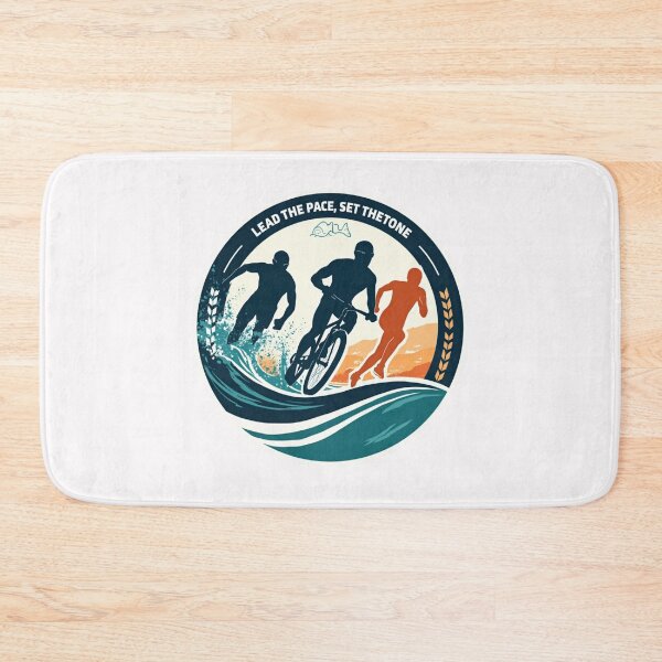 Item preview, Lead the Pace, Set the Tone – Triathlon Motivation Sticker designed and sold by Triathlongram.