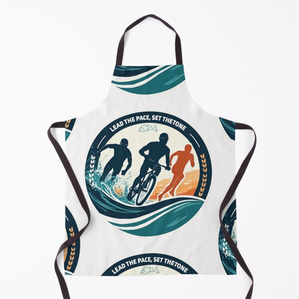 Item preview, Lead the Pace, Set the Tone – Triathlon Motivation Sticker designed and sold by Triathlongram.