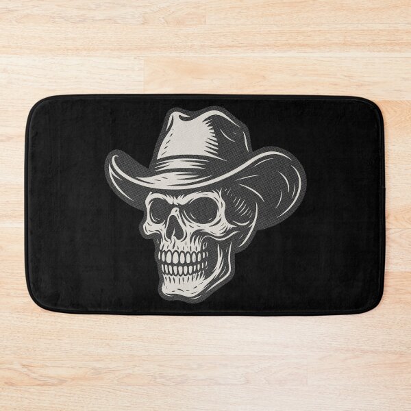 Item preview, Cowboy Skull Sticker | Skeleton Cowboy designed and sold by Oh, the HORROR!.