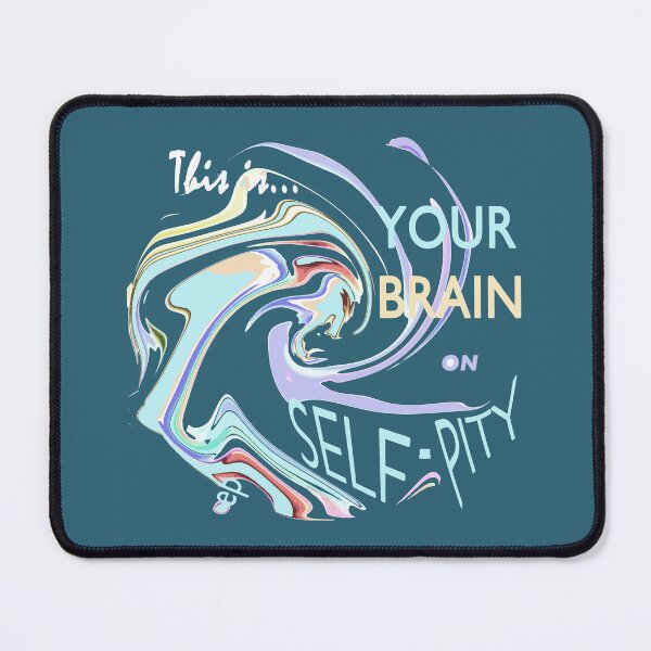 Item preview, Tu cerebro sobre la autocompasión en colores pastel designed and sold by Psychmaster.