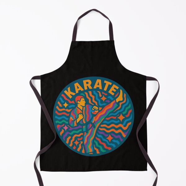 Item preview, Karate-colourful, action featured men's motif designed and sold by Andykinoz.
