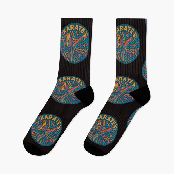 Item preview, Karate-colourful, action featured men's motif designed and sold by Andykinoz.