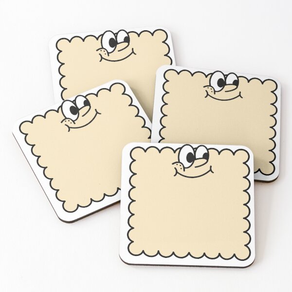 Item preview, Snack Parade-Smiley Biscuit Buddy designed and sold by 종이 무드-리.