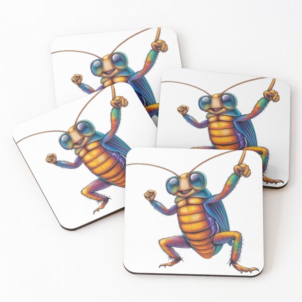 Item preview, Groovy Disco Cockroach – Funky Insect Vibes designed and sold by MelaDizayn.