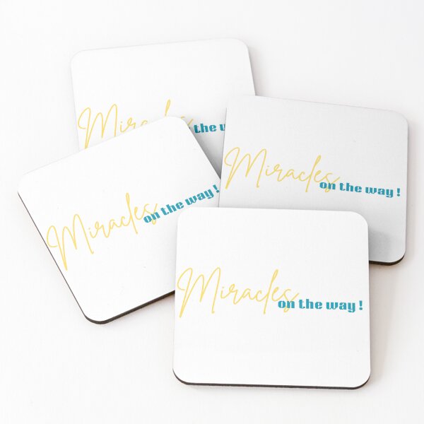 Item preview, Miracles Are On the Way – Motivational Quote designed and sold by Avyayaworld.