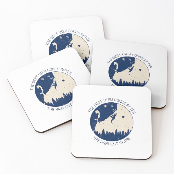 Item preview, The best view comes after the hardest climb Mountain hiking tshirt  designed and sold by Jclapp29.