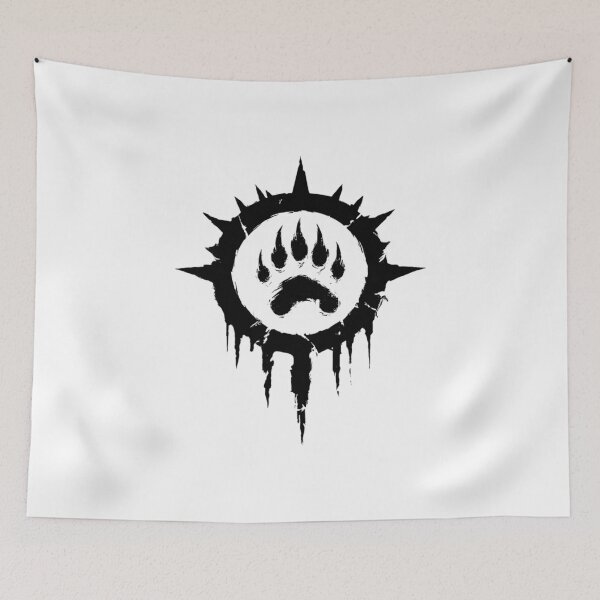 Item preview, Copy of Grunge Druid Bear Paw Black on Light Color designed and sold by Sacred-Circle.