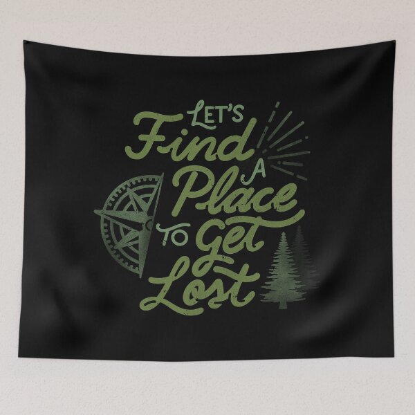 Item preview, Let's Find a Place to Get Lost by Tobe Fonseca designed and sold by Tobe Fonseca®.
