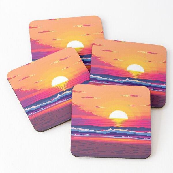 Item preview, Dusk Beach designed and sold by PixelPopStudios.