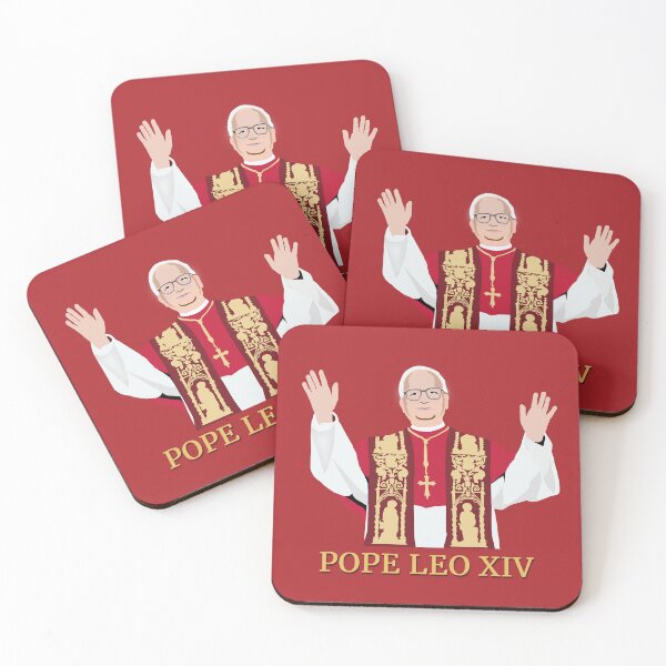 Item preview, Pope Leo XIV Portrait – New Pope Leo XIV Catholic Line Art Minimalist Design designed and sold by TroveWish.