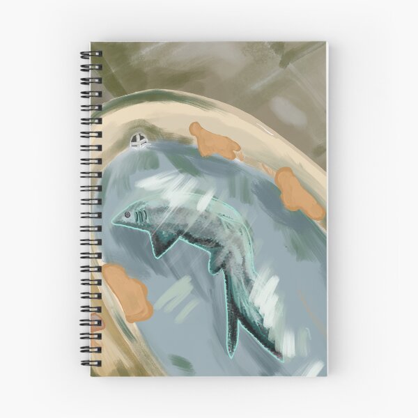 Item preview, Fish in bathtub designed and sold by oleander-oliver.