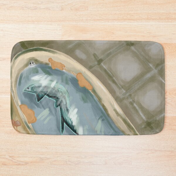 Item preview, Fish in bathtub designed and sold by oleander-oliver.