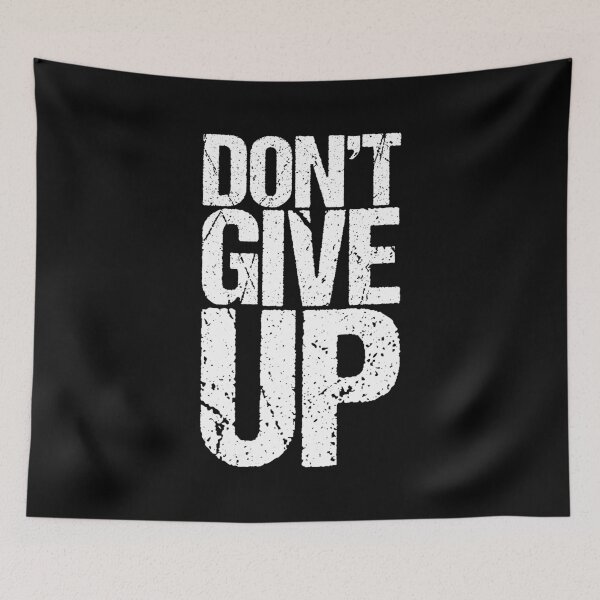 Item preview, Badass Motivational Quote | Don't Give Up  designed and sold by typoinspired.