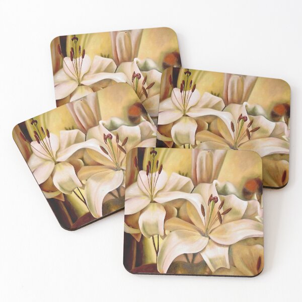 Item preview, Lily Glow  Large print painting by Avril Thomas designed and sold by AvrilThomasart.