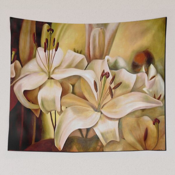 Item preview, Lily Glow  Large print painting by Avril Thomas designed and sold by AvrilThomasart.