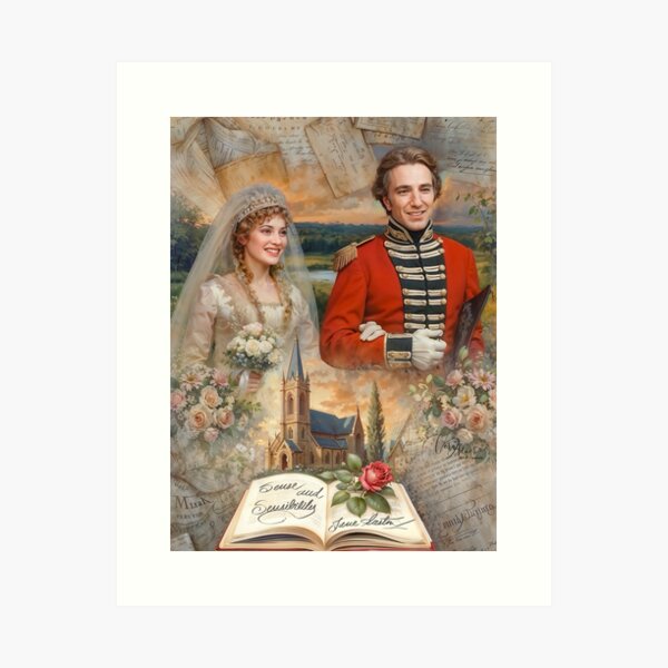 Artikel-Vorschau von Jane Austen, Marianne und Brandon, designt und verkauft von Vera-Adxer.