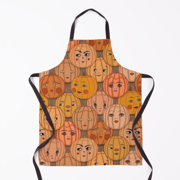Item preview, cute creepy pumpkin heads designed and sold by LisetteBaron.