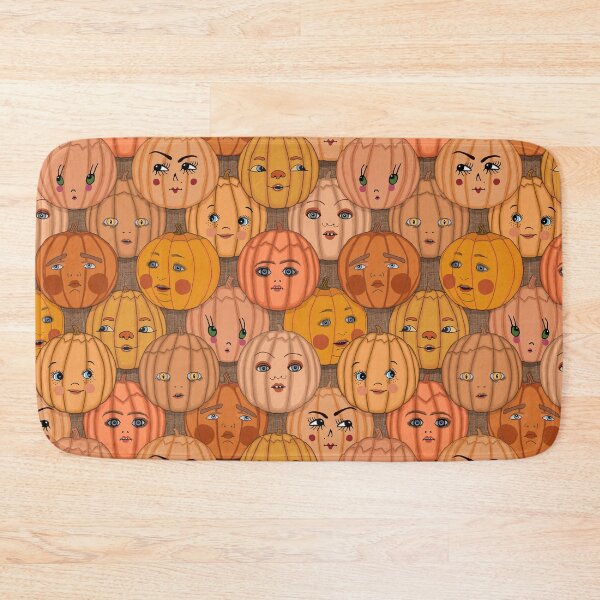Item preview, cute creepy pumpkin heads designed and sold by LisetteBaron.