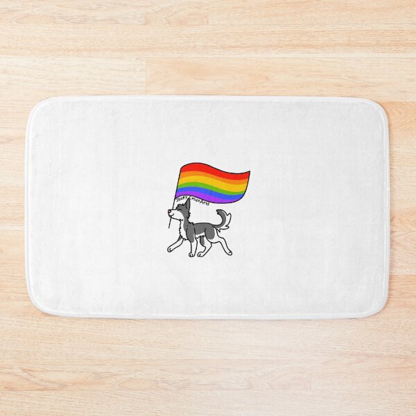 Item preview, Prancing pride husky dog designed and sold by SleepyCalico.