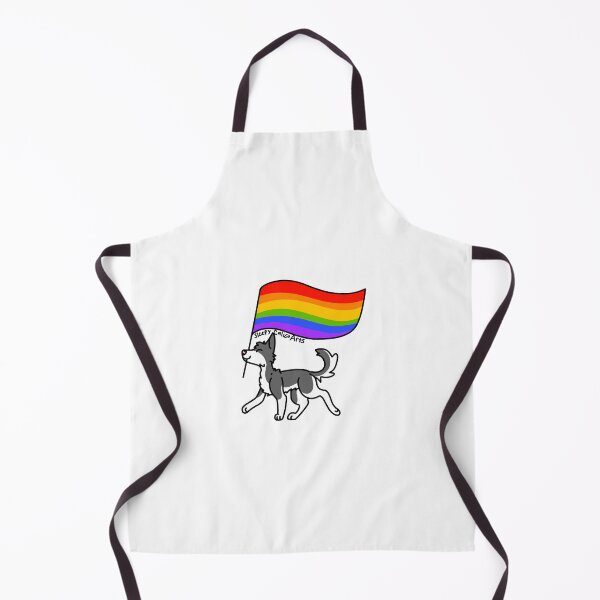Item preview, Prancing pride husky dog designed and sold by SleepyCalico.