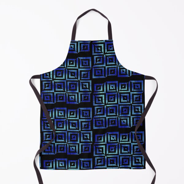 Item preview, Blue Tile Optical Illusion designed and sold by DaveDanchuk.