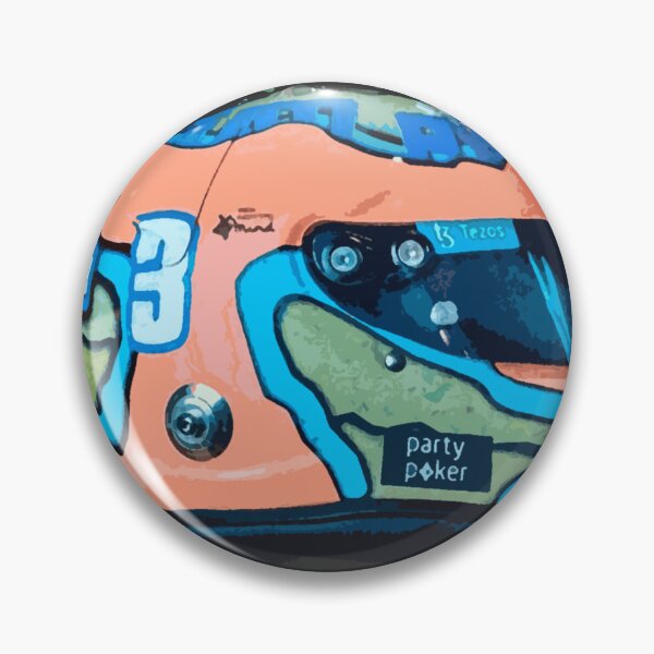 Item preview, Daniel Ricciardo 2022 Splatter Helmet designed and sold by dwsmart.