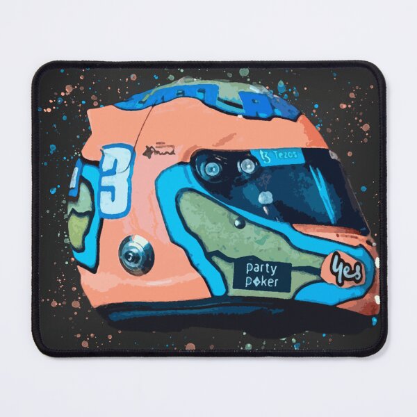 Item preview, Daniel Ricciardo 2022 Splatter Helmet designed and sold by dwsmart.