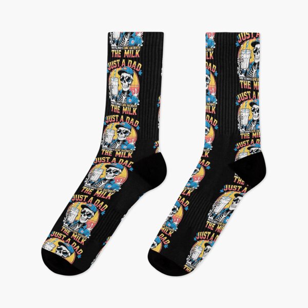 Item preview, Just A Dad Who Always Came Back With The Milk, Fathers Day, Funny Saying designed and sold by Teetreasure2.