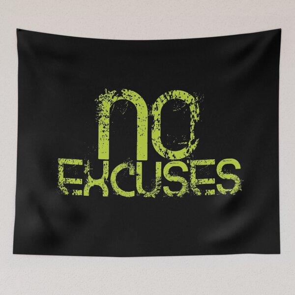 Item preview, No Excuses Finish What You Started | Gym Discipline Quote Shirt designed and sold by typoinspired.