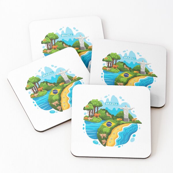 Item preview, Brazil (Country Collection) designed and sold by HeartbeatPrint.