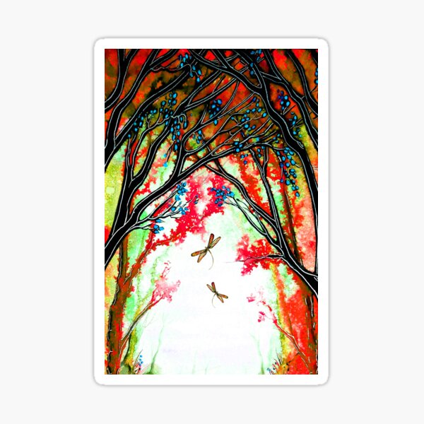 Item preview, Magical Forest with Dragonflies designed and sold by Linda Callaghan.