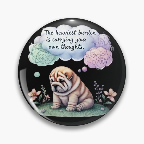 Item preview, The Heaviest Burden is Thinking designed and sold by ZenAnimal.