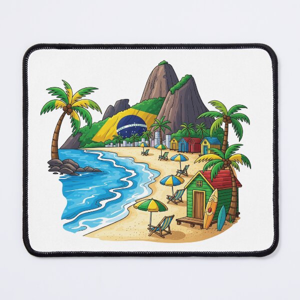 Item preview, Brazil (Country Collection) designed and sold by HeartbeatPrint.