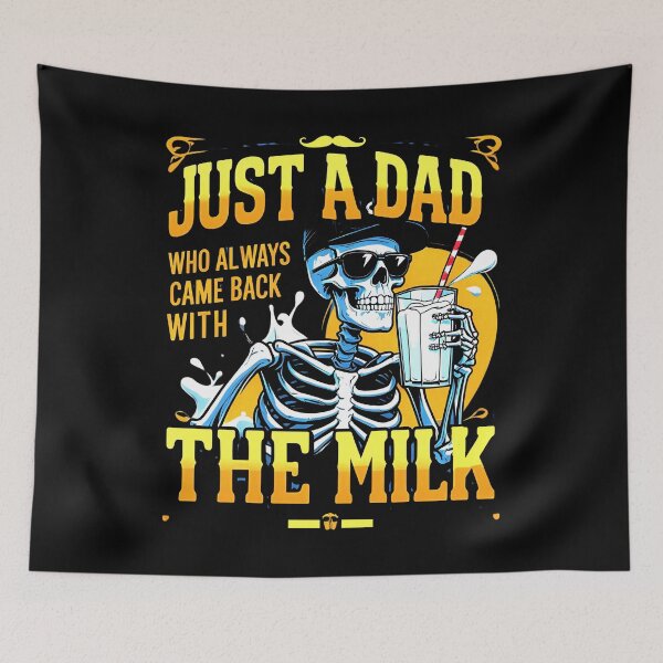 Item preview, Just A Dad Who Always Came Back With The Milk, Fathers Day, Funny Saying designed and sold by Teetreasure2.