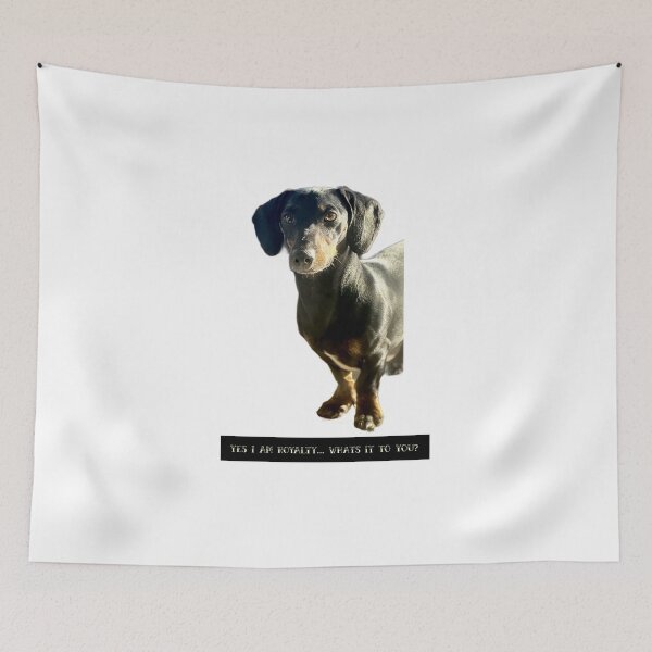 Item preview, Royalty Dachshund designed and sold by Minerbetter.