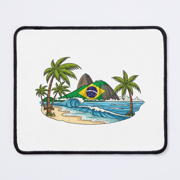 Item preview, Brazil (Country Collection) designed and sold by HeartbeatPrint.