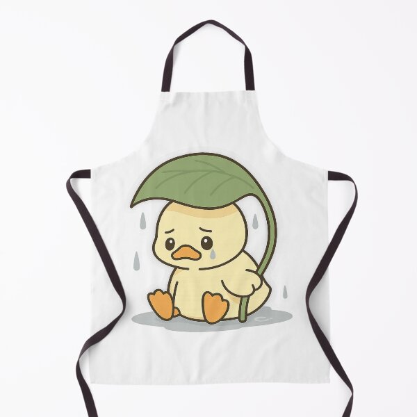 Item preview, Crying Duck With Emotional Support Leaf Sticker designed and sold by Tripconic.