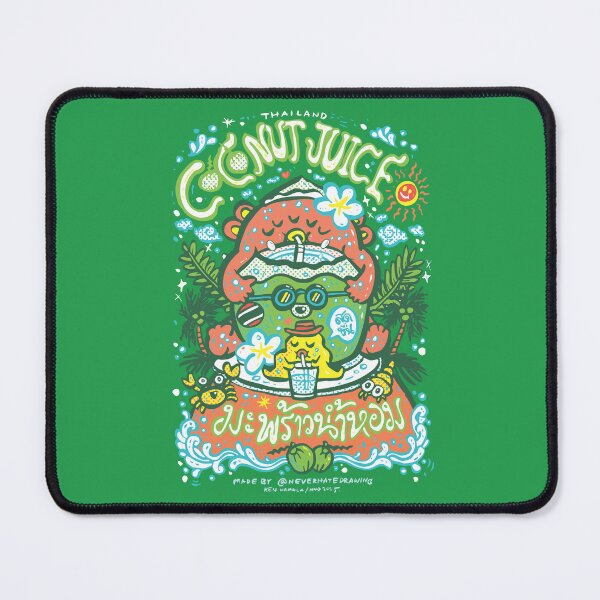 Item preview, The Coconut Juice, Hand drawing, green version designed and sold by Ken Hamala.