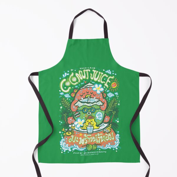 Item preview, The Coconut Juice, Hand drawing, green version designed and sold by Ken Hamala.