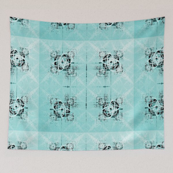 Item preview, Aqua Spiral Delight designed and sold by Yolanda Caporn Art.