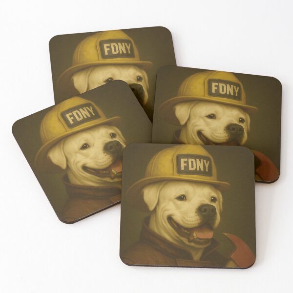 Item preview, NY Firefighter Pup designed and sold by Animalistics.