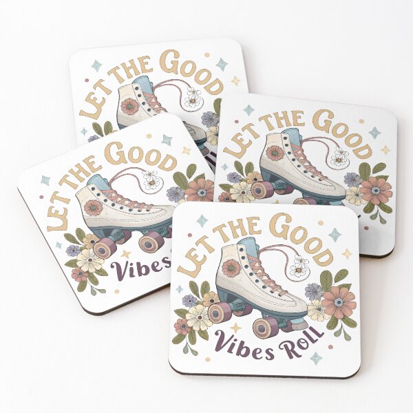 Item preview, let the good vibes roll vintage Roller skate designed and sold by GogoGrove.
