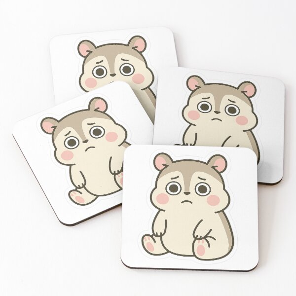 Item preview,  Emotionally Paralyzed Hamster Sticker designed and sold by Tripconic.