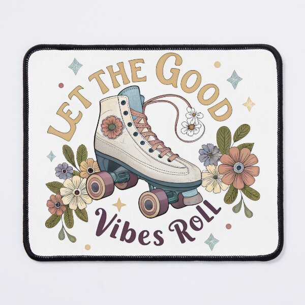 Item preview, let the good vibes roll vintage Roller skate designed and sold by GogoGrove.