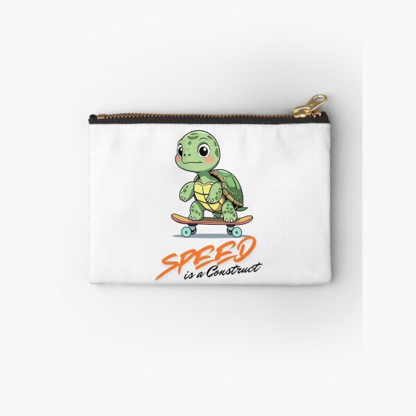 Item preview, Speed is a Construct – Lazy Turtle Meme Sticker in Kawaii Style designed and sold by modishwelt.