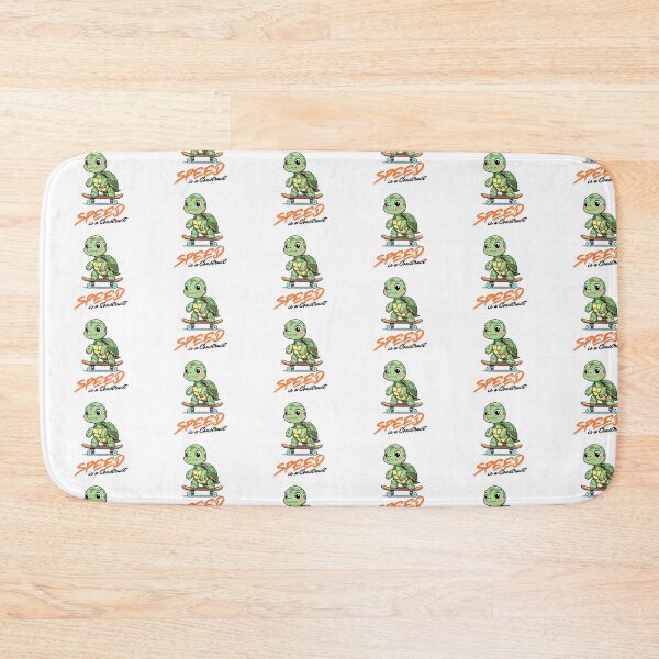 Item preview, Speed is a Construct – Lazy Turtle Meme Sticker in Kawaii Style designed and sold by modishwelt.