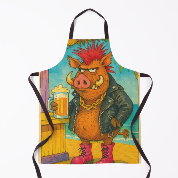 Item preview, funny pig, cool punk designed and sold by Mauswohn.