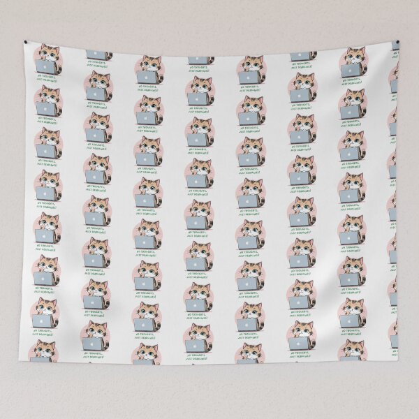 Item preview, No Thoughts, Just Deadlines – Exhausted Animal Meme Sticker designed and sold by modishwelt.