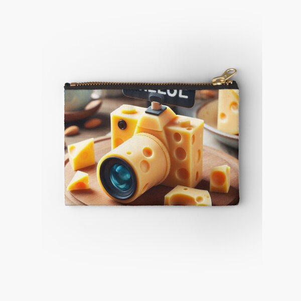 Item preview, Say Cheese – Funny Cheese Wedge Holding a Camera Cartoon Design designed and sold by ashokreddy343.